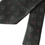 Dolce & Gabbana Dark Gray 100% Silk Fantasy Adjustable Men Tie - ClickThatClicks 