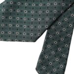 Dolce & Gabbana Green Silk Branded Logo Adjustable Men Tie - ClickThatClicks 