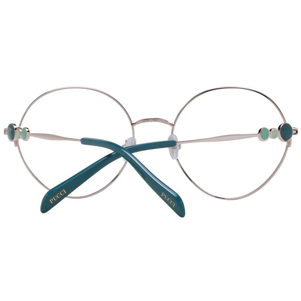Emilio Pucci Rose Gold Metal Glasses (Frames) - ClickThatClicks 