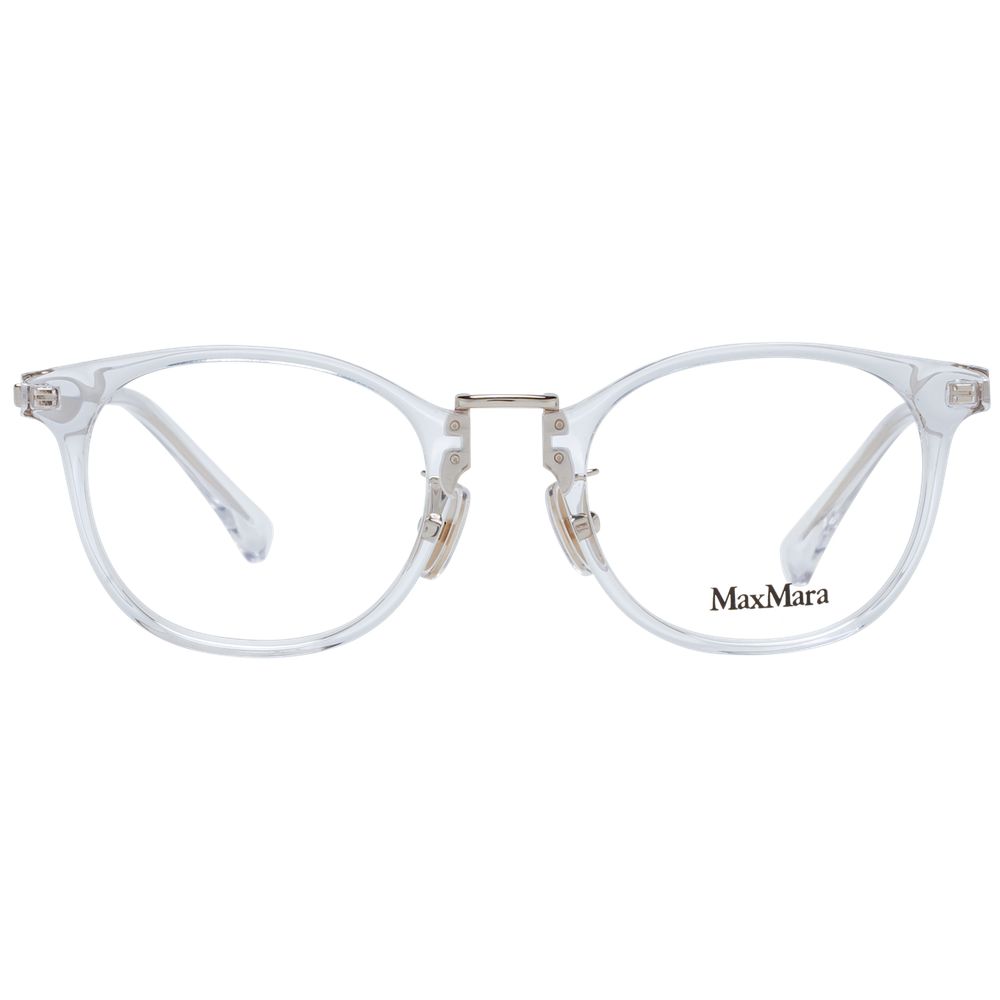 Max Mara White Plastic Glasses (Frames) - ClickThatClicks 