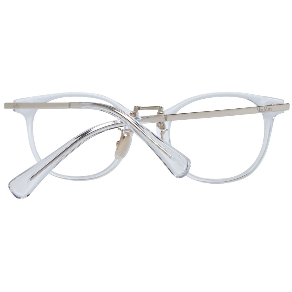 Max Mara White Plastic Glasses (Frames) - ClickThatClicks 