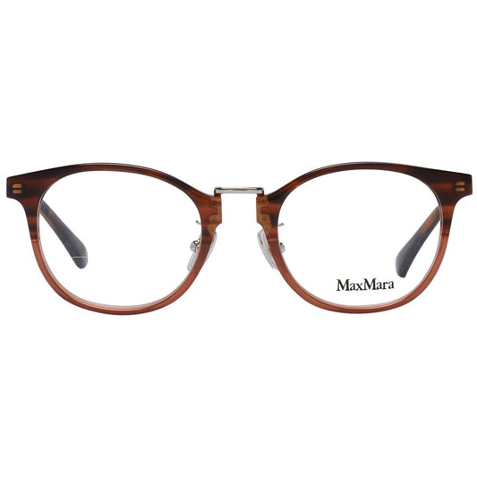 Max Mara Brown Plastic Glasses (Frames) - ClickThatClicks 