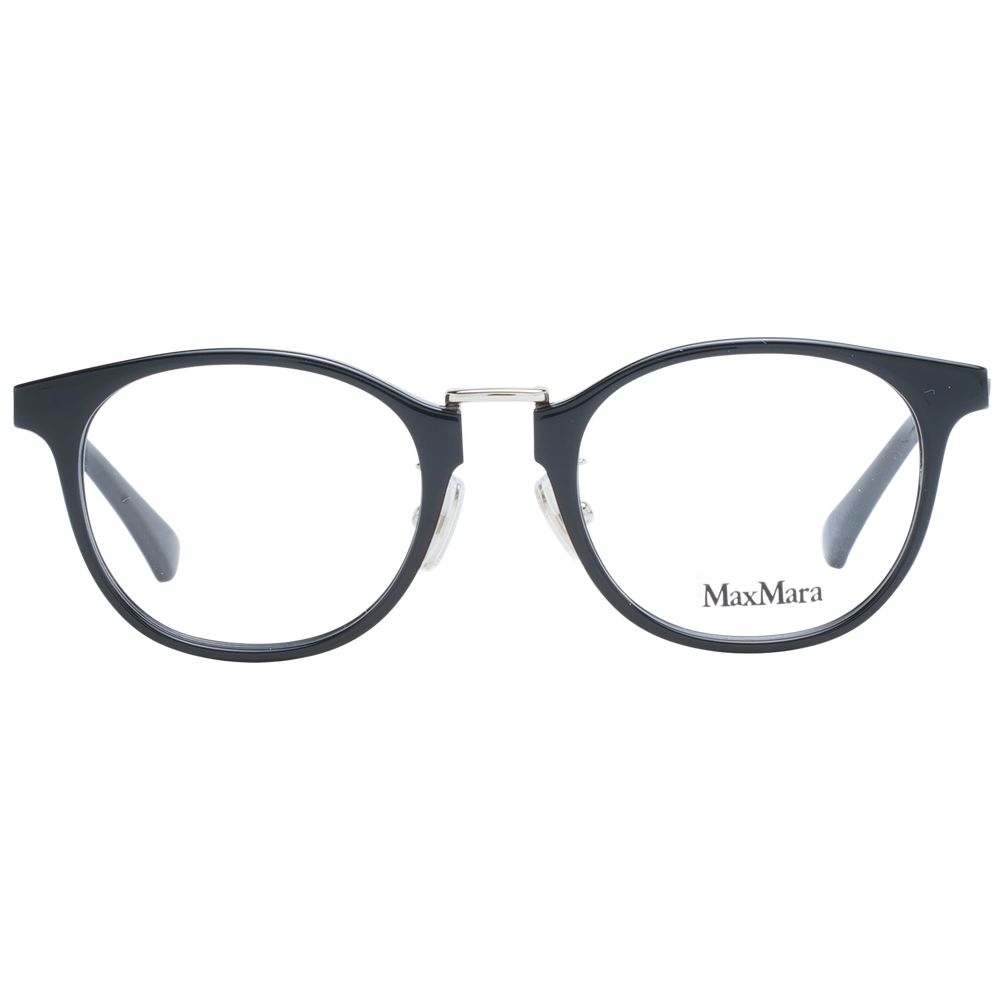 Max Mara Black Plastic Glasses (Frames) - ClickThatClicks 