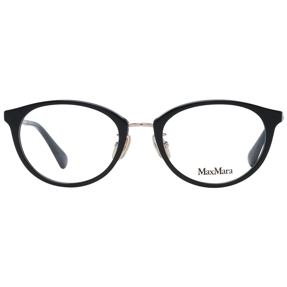 Max Mara Black Plastic Glasses (Frames) - ClickThatClicks 