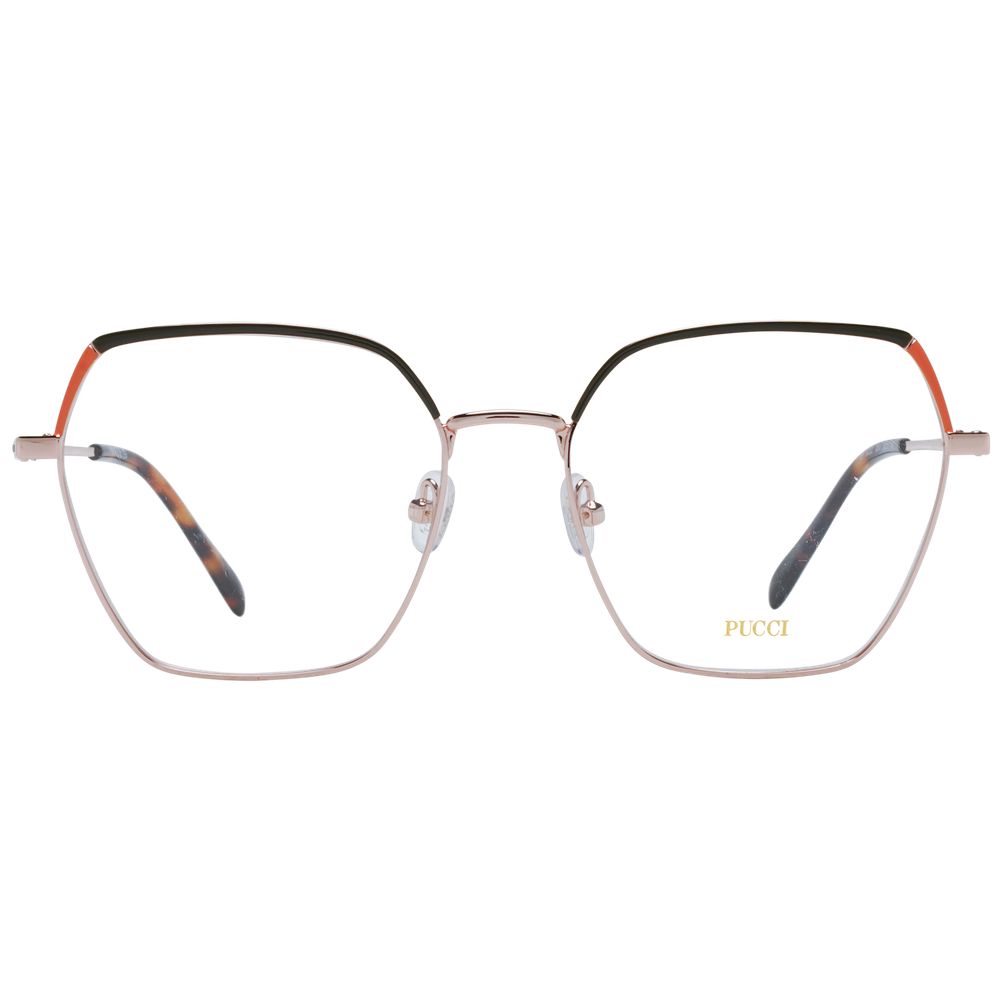 Emilio Pucci Rose Gold Metal Glasses (Frames) - ClickThatClicks 
