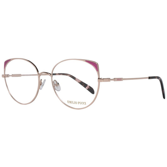 Emilio Pucci Rose Gold Metal Glasses (Frames) - ClickThatClicks 