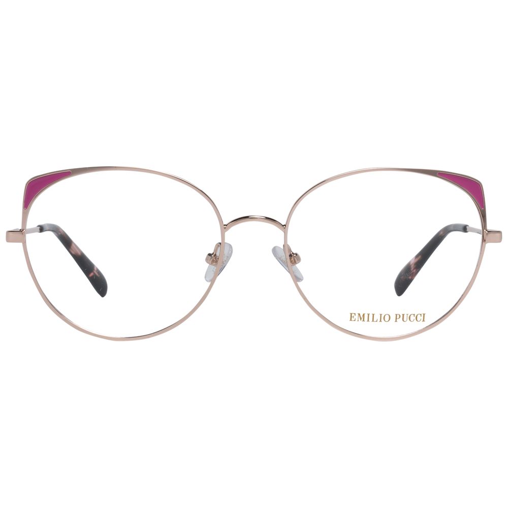 Emilio Pucci Rose Gold Metal Glasses (Frames) - ClickThatClicks 