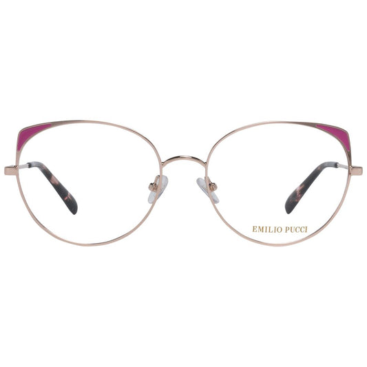 Emilio Pucci Rose Gold Metal Glasses (Frames) - ClickThatClicks 