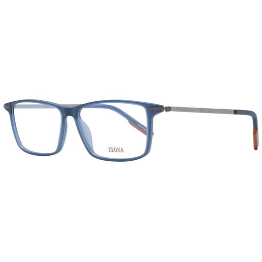 Ermenegildo Zegna Blue Plastic Glasses (Frames) - ClickThatClicks 