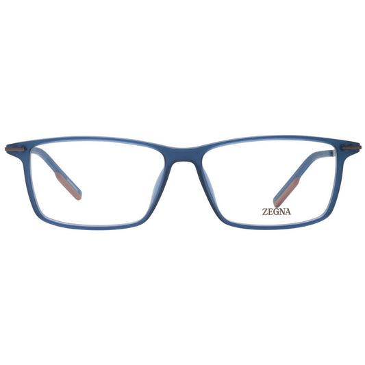 Ermenegildo Zegna Blue Plastic Glasses (Frames) - ClickThatClicks 