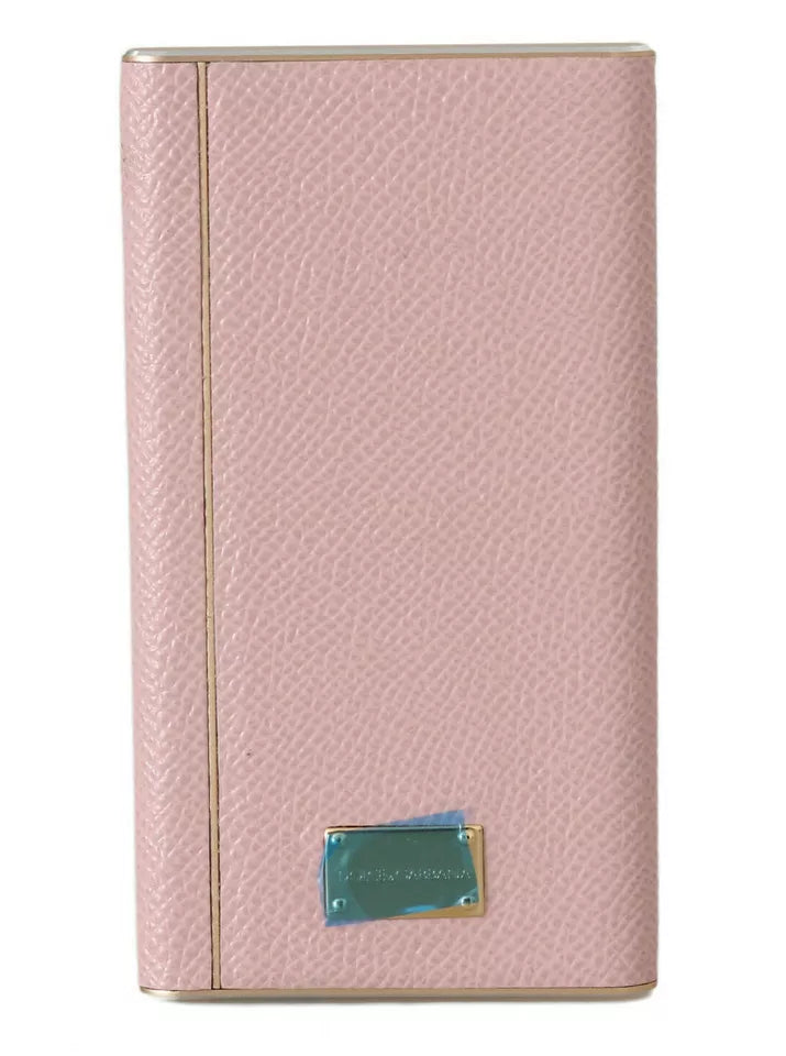 Dolce & Gabbana Charger USB Pink Leather #DGFAMILY Power Bank - ClickThatClicks 