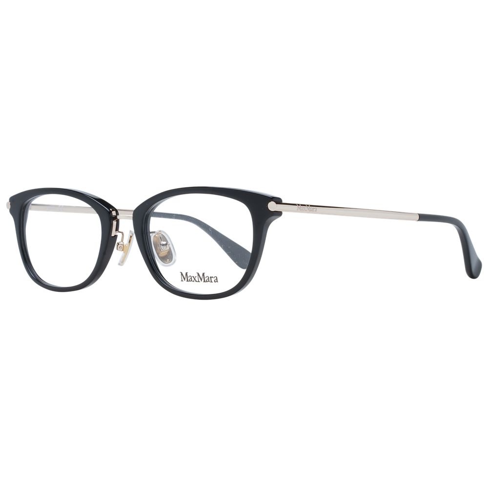 Max Mara Black Plastic Glasses (Frames) - ClickThatClicks 