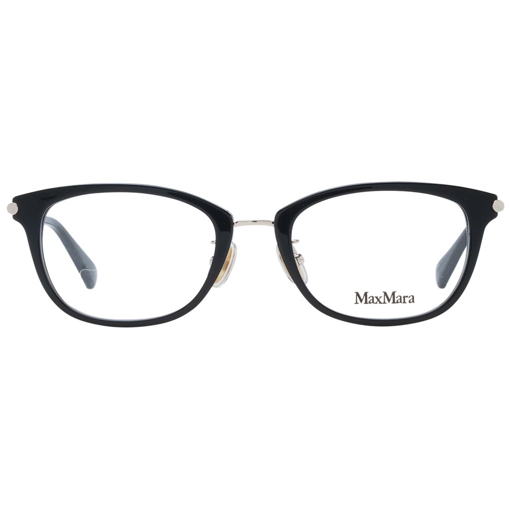 Max Mara Black Plastic Glasses (Frames) - ClickThatClicks 