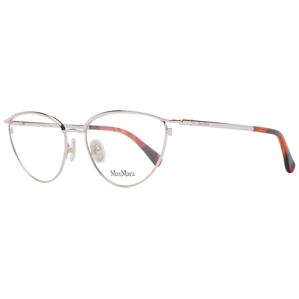 Max Mara Rose Gold Metal Glasses (Frames) - ClickThatClicks 