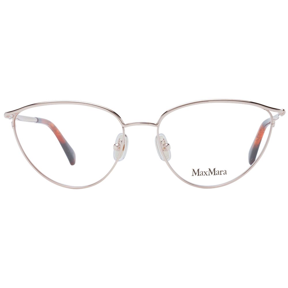 Max Mara Rose Gold Metal Glasses (Frames) - ClickThatClicks 