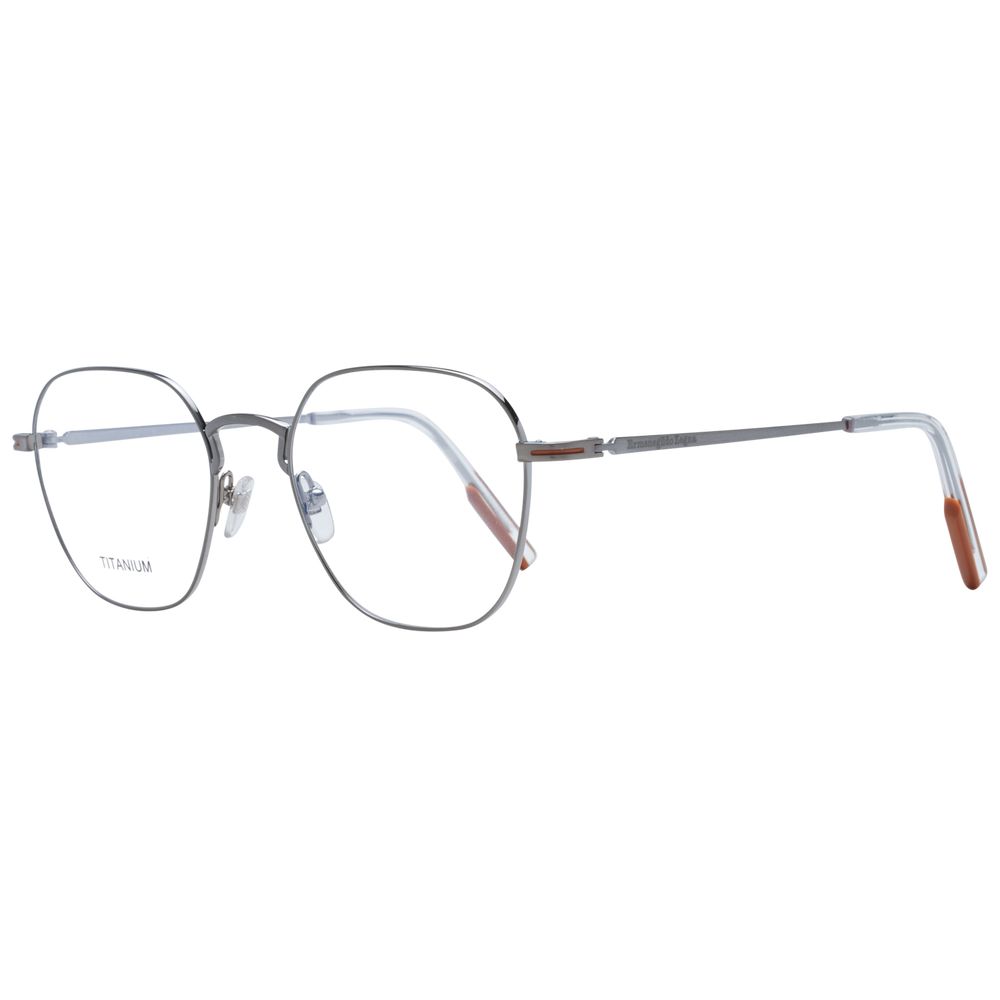 Ermenegildo Zegna Gray Titanium Glasses (Frames) - ClickThatClicks 