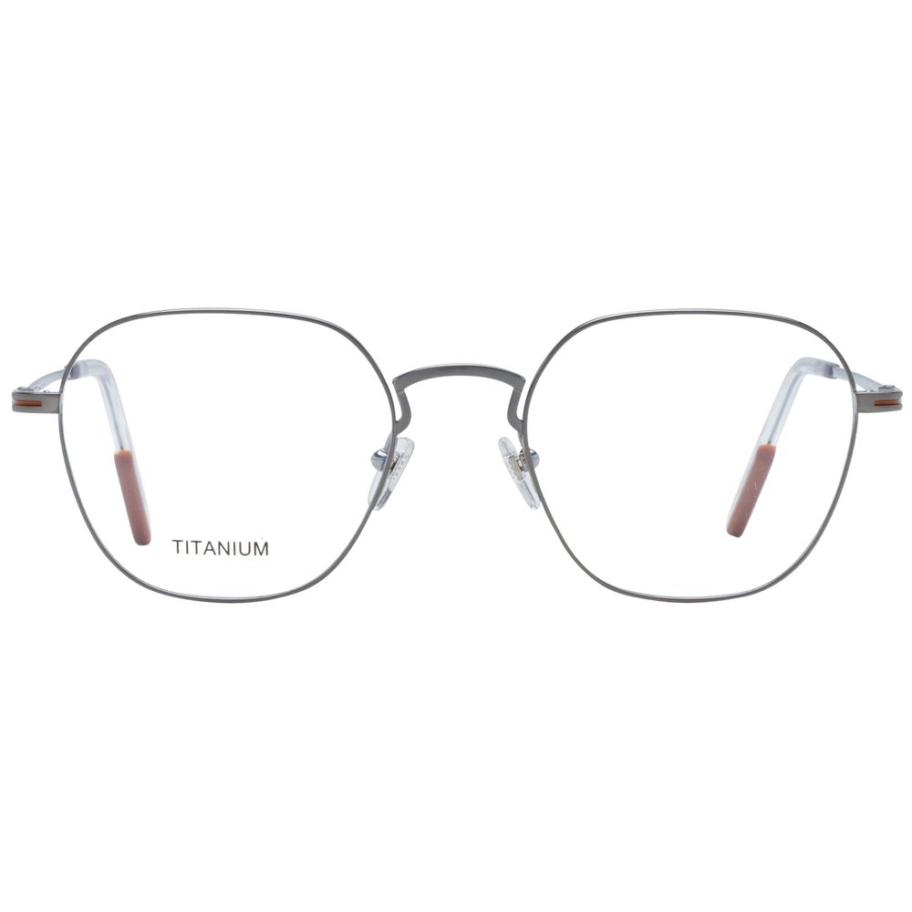 Ermenegildo Zegna Gray Titanium Glasses (Frames) - ClickThatClicks 
