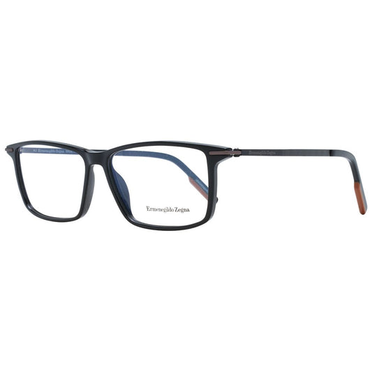 Ermenegildo Zegna Black Plastic Glasses (Frames) - ClickThatClicks 