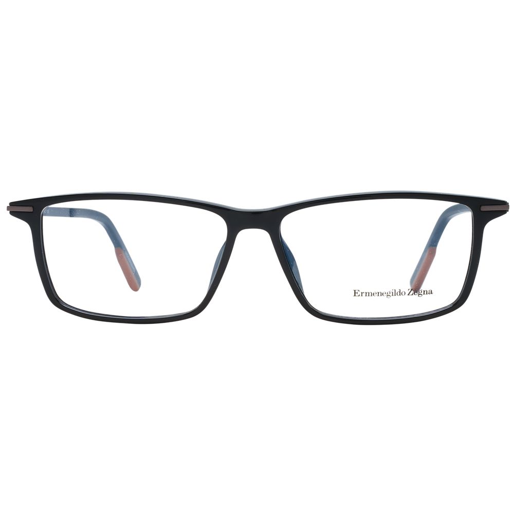 Ermenegildo Zegna Black Plastic Glasses (Frames) - ClickThatClicks 