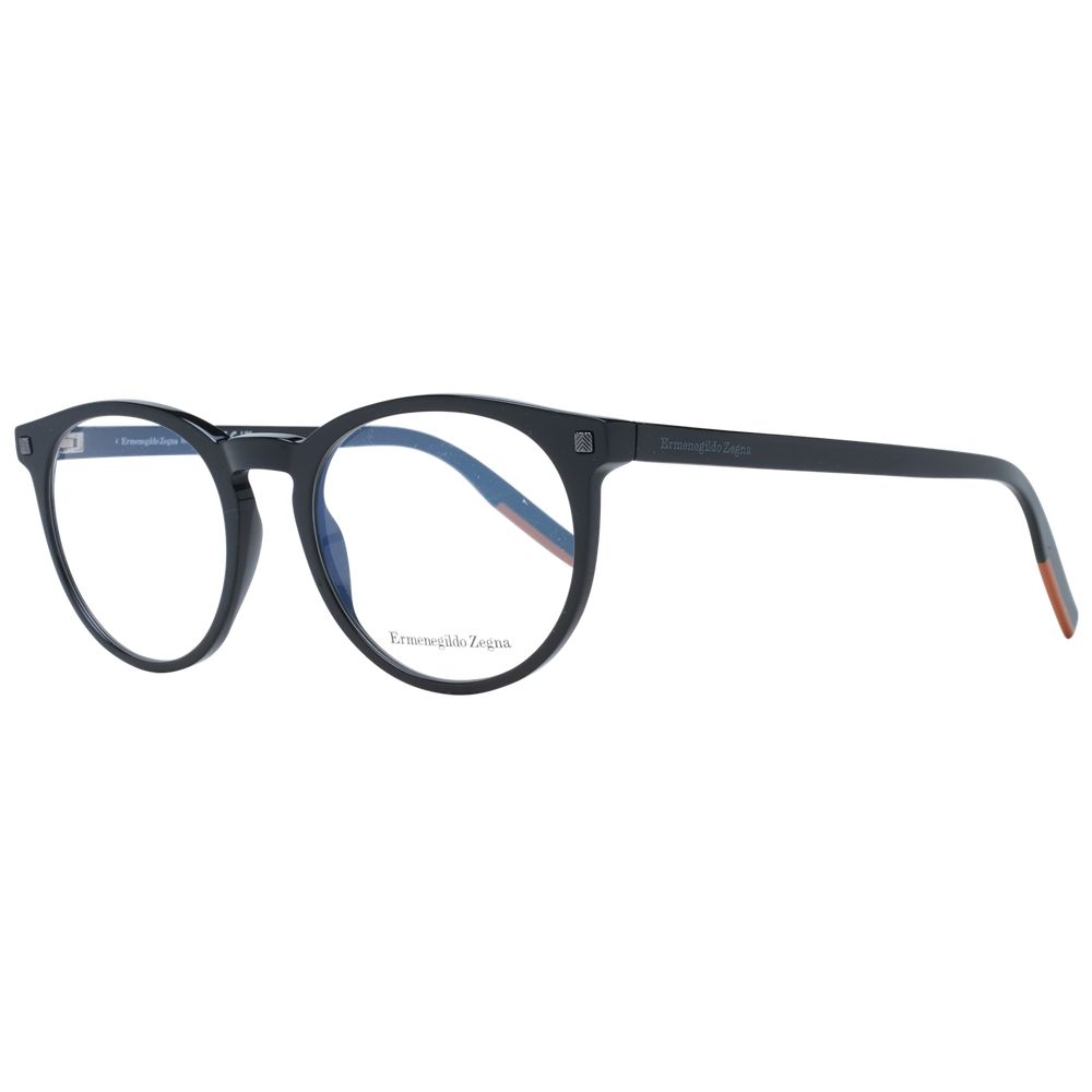 Ermenegildo Zegna Black Plastic Glasses (Frames) - ClickThatClicks 