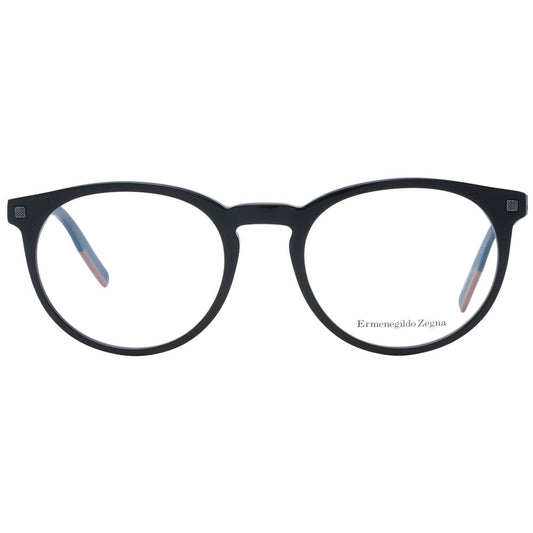 Ermenegildo Zegna Black Plastic Glasses (Frames) - ClickThatClicks 