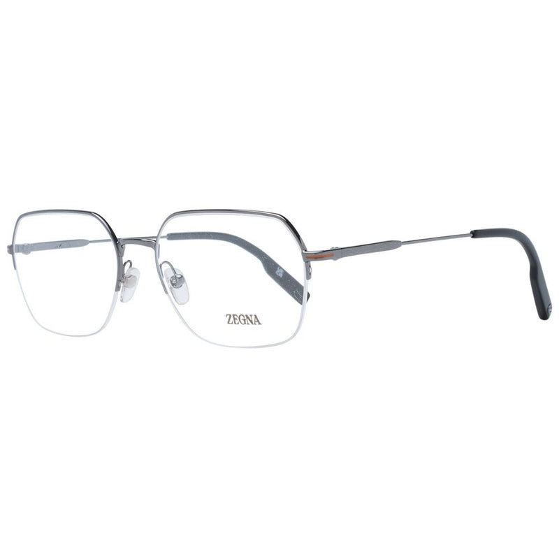 Ermenegildo Zegna Gray Metal Glasses (Frames)