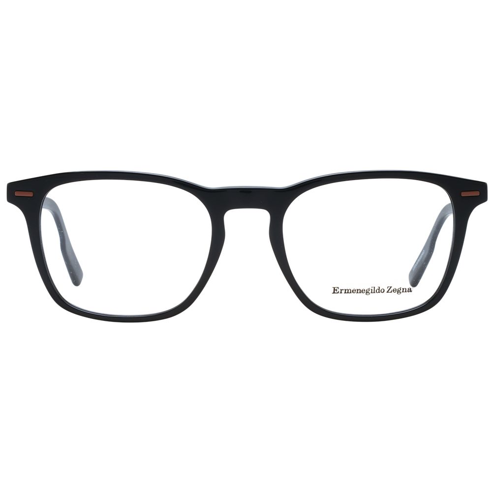 Ermenegildo Zegna Black Plastic Glasses (Frames) - ClickThatClicks 