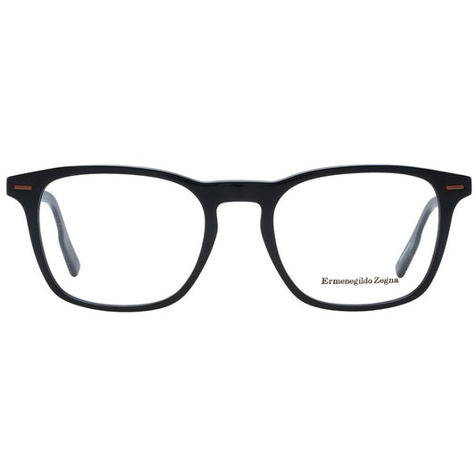 Ermenegildo Zegna Black Plastic Glasses (Frames) - ClickThatClicks 