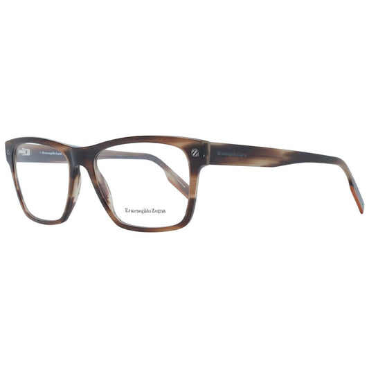 Ermenegildo Zegna Brown Plastic Glasses (Frames) - ClickThatClicks 