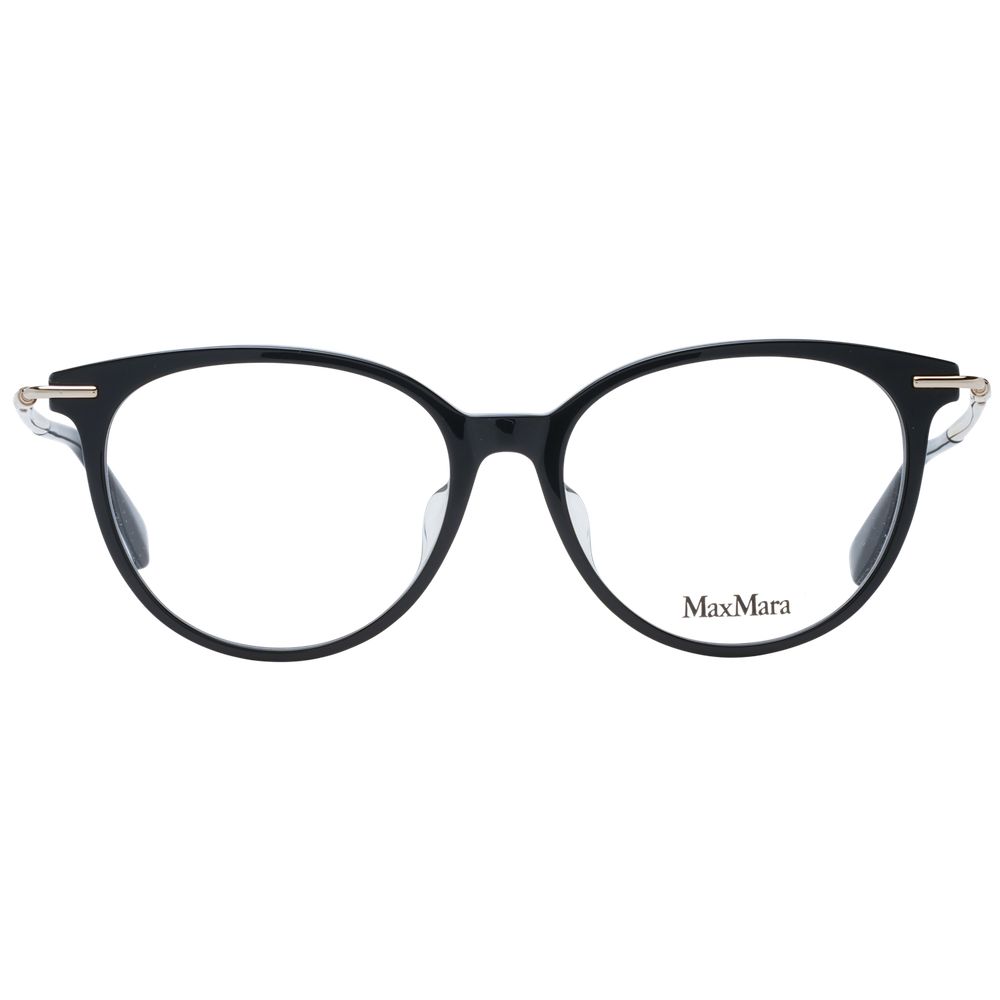 Max Mara Black Plastic Glasses (Frames) - ClickThatClicks 
