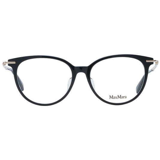 Max Mara Black Plastic Glasses (Frames) - ClickThatClicks 