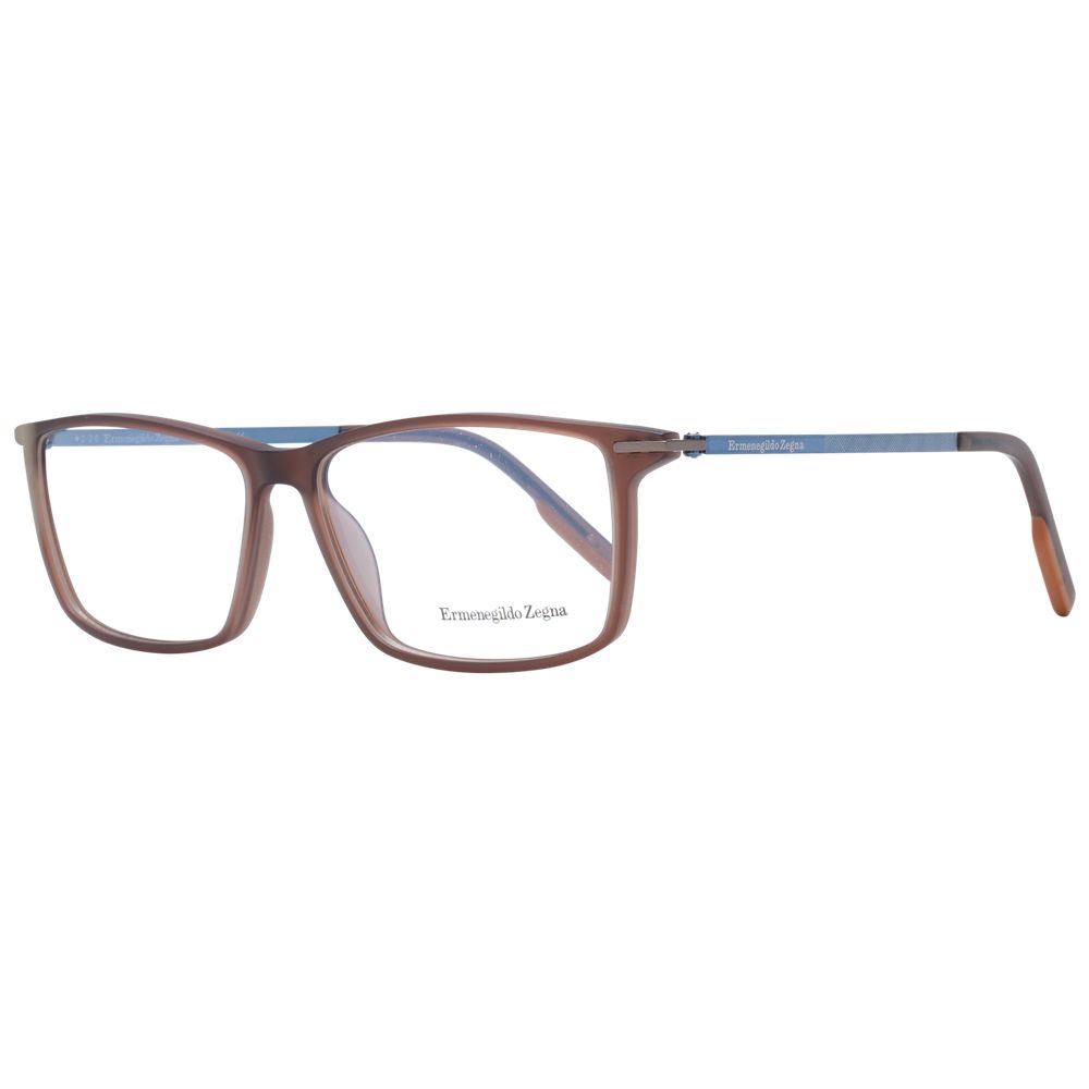 Ermenegildo Zegna Brown Plastic Glasses (Frames) - ClickThatClicks 