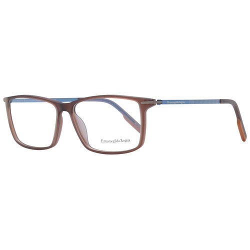 Ermenegildo Zegna Brown Plastic Glasses (Frames) - ClickThatClicks 