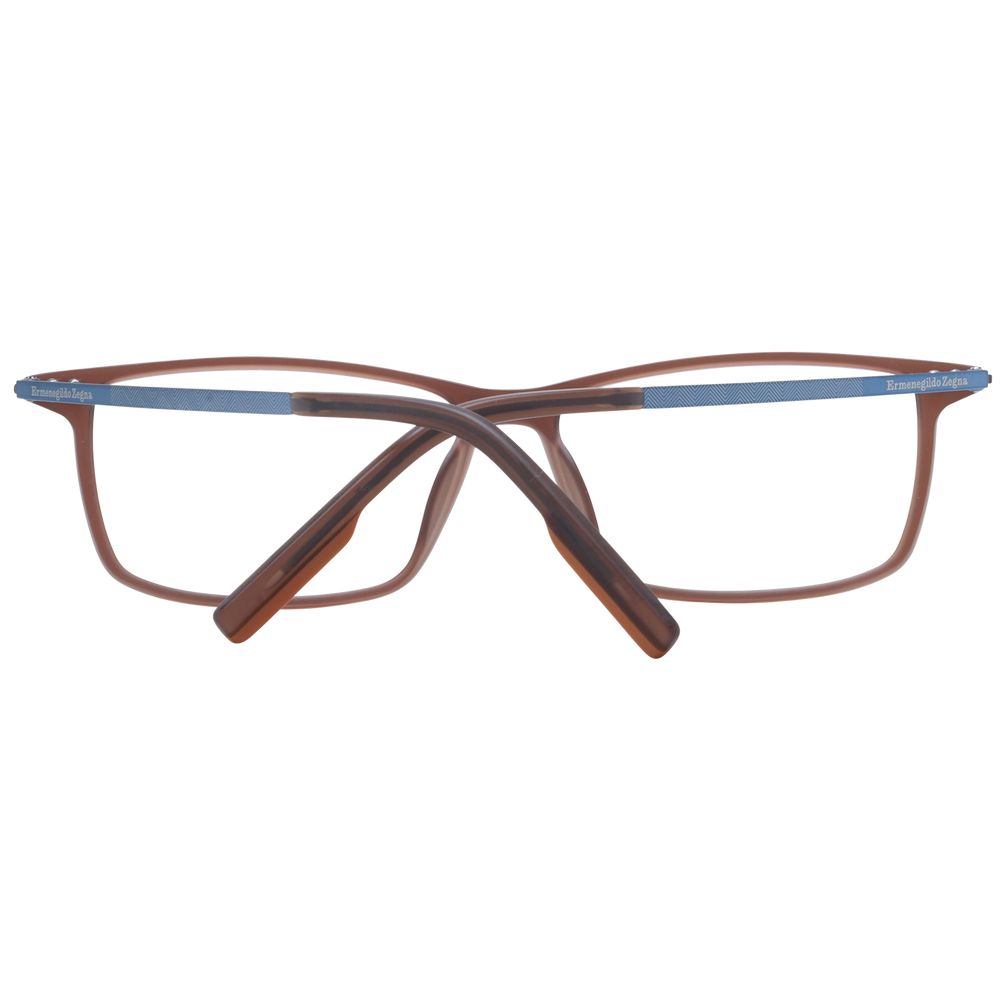 Ermenegildo Zegna Brown Plastic Glasses (Frames) - ClickThatClicks 