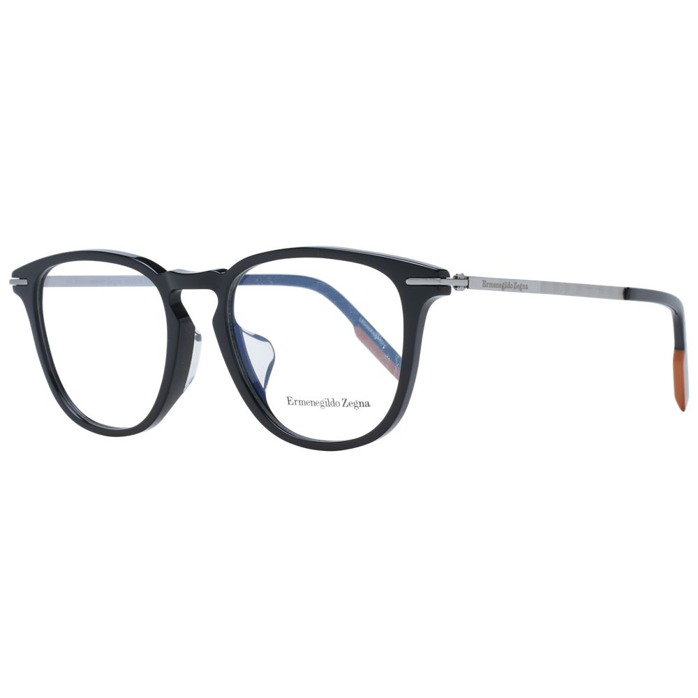 Ermenegildo Zegna Black Plastic Glasses (Frames) - ClickThatClicks 