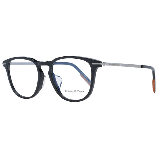 Ermenegildo Zegna Black Plastic Glasses (Frames) - ClickThatClicks 