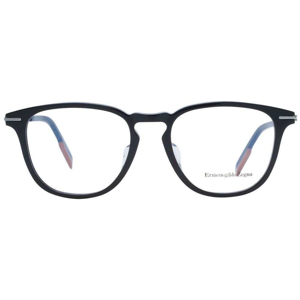 Ermenegildo Zegna Black Plastic Glasses (Frames) - ClickThatClicks 