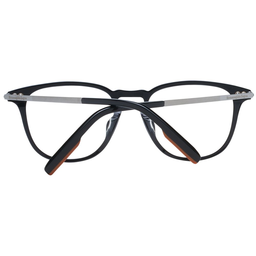 Ermenegildo Zegna Black Plastic Glasses (Frames) - ClickThatClicks 