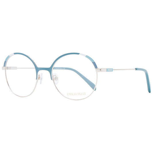 Emilio Pucci Turquoise Metal Glasses (Frames) - ClickThatClicks 