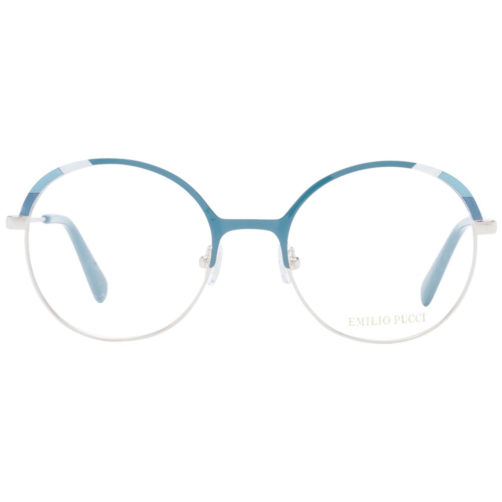 Emilio Pucci Turquoise Metal Glasses (Frames) - ClickThatClicks 