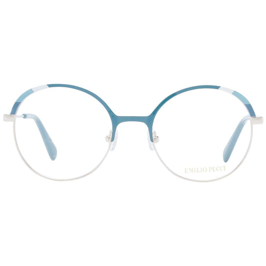 Emilio Pucci Turquoise Metal Glasses (Frames) - ClickThatClicks 