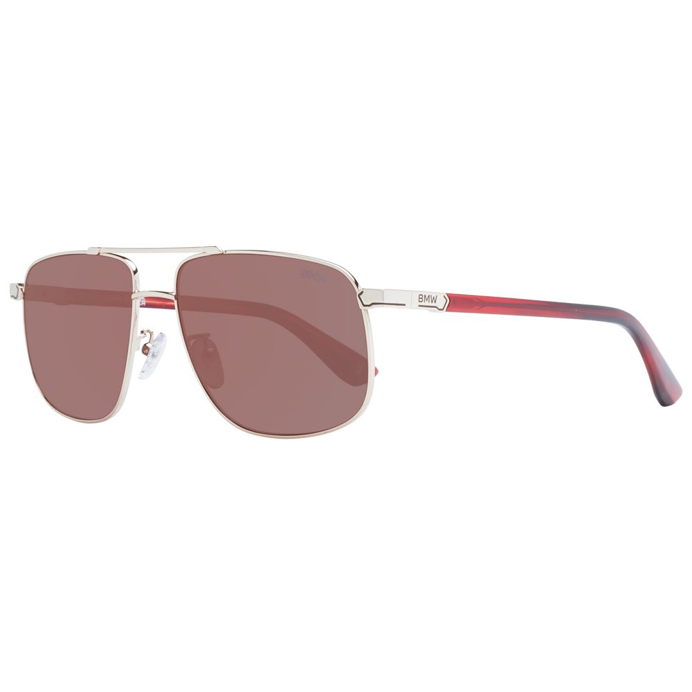 BMW Rose Gold Metal Sunglasses - ClickThatClicks 