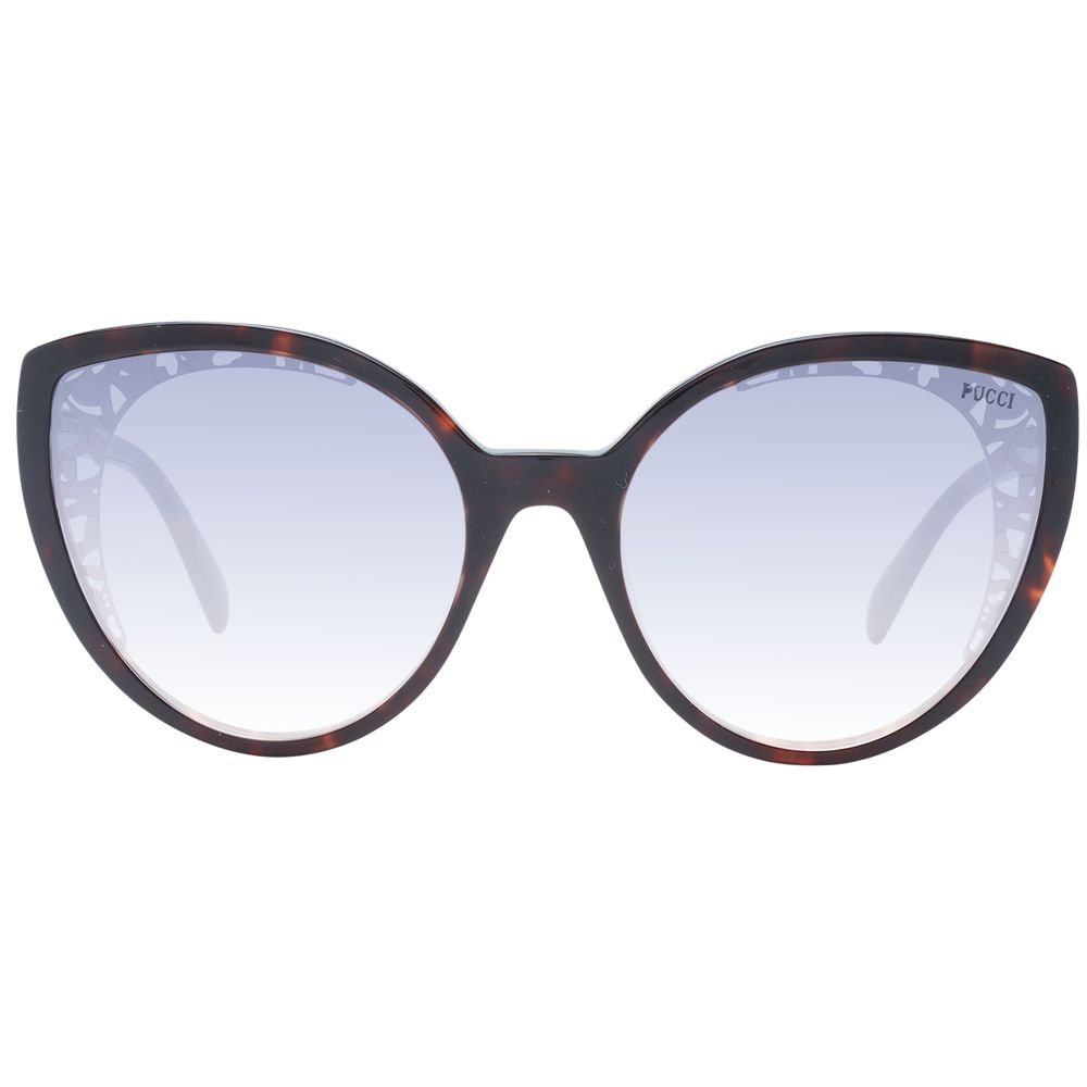 Emilio Pucci Brown Plastic Sunglasses - ClickThatClicks 
