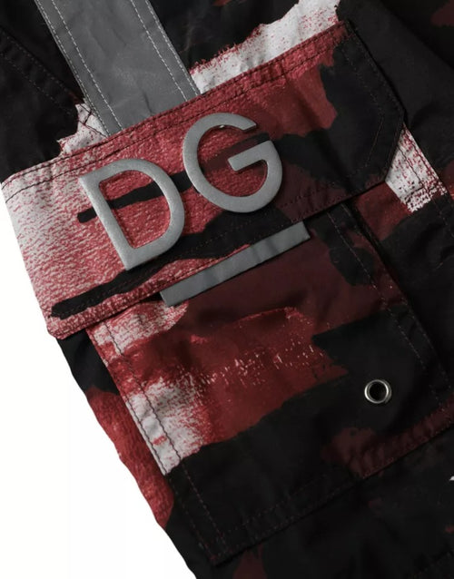 Dolce & Gabbana Multicolor Camouflage DG Logo Beachwear Shorts Swimwear - ClickThatClicks 