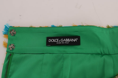 Dolce & Gabbana Multicolor Jacquard Straight Pencil Skirt - ClickThatClicks 