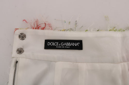 Dolce & Gabbana Floral Patterned Pencil Straight Skirt - ClickThatClicks 