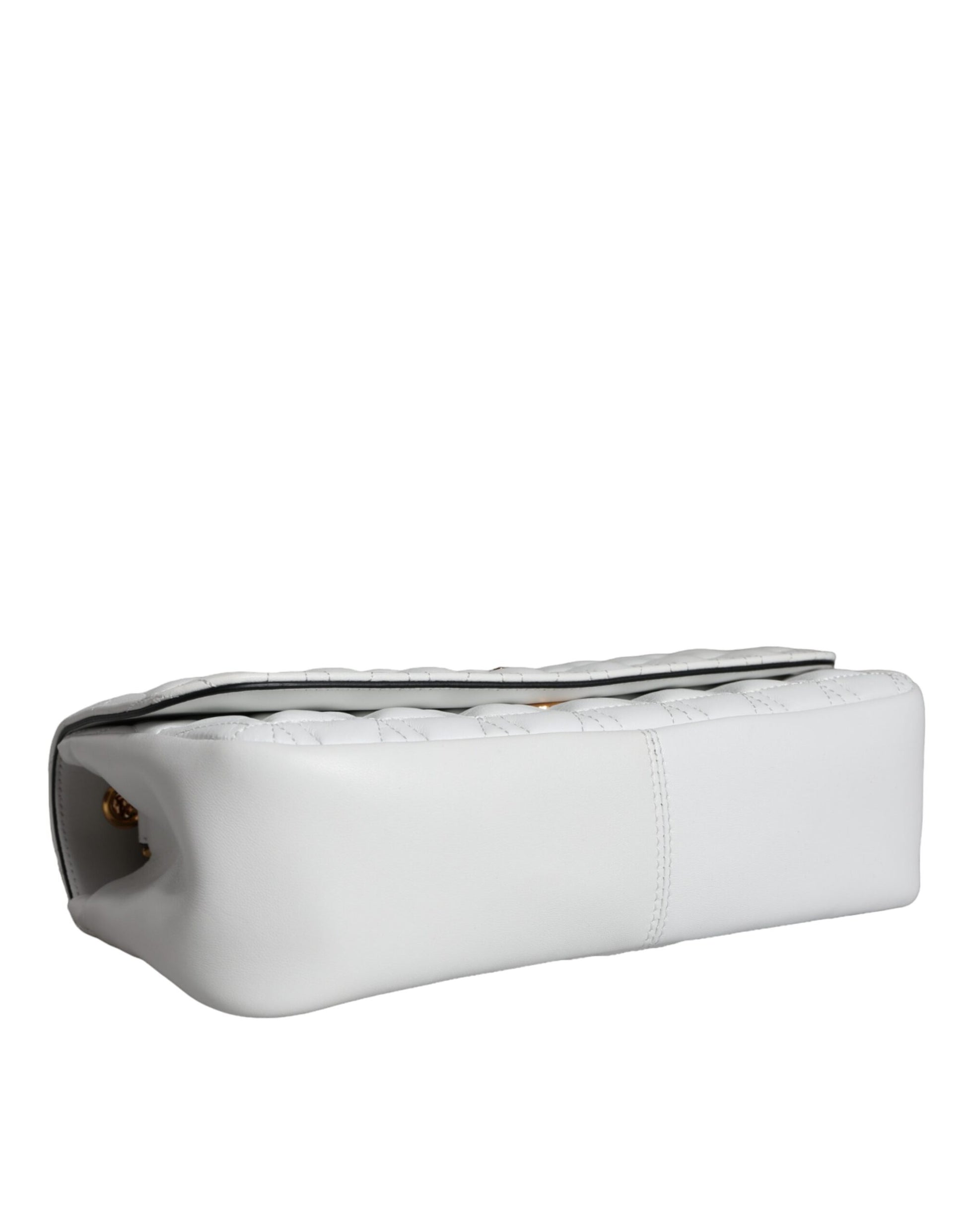 Versace White Mini Nappa Leather Crossbody Shoulder Bag - ClickThatClicks 