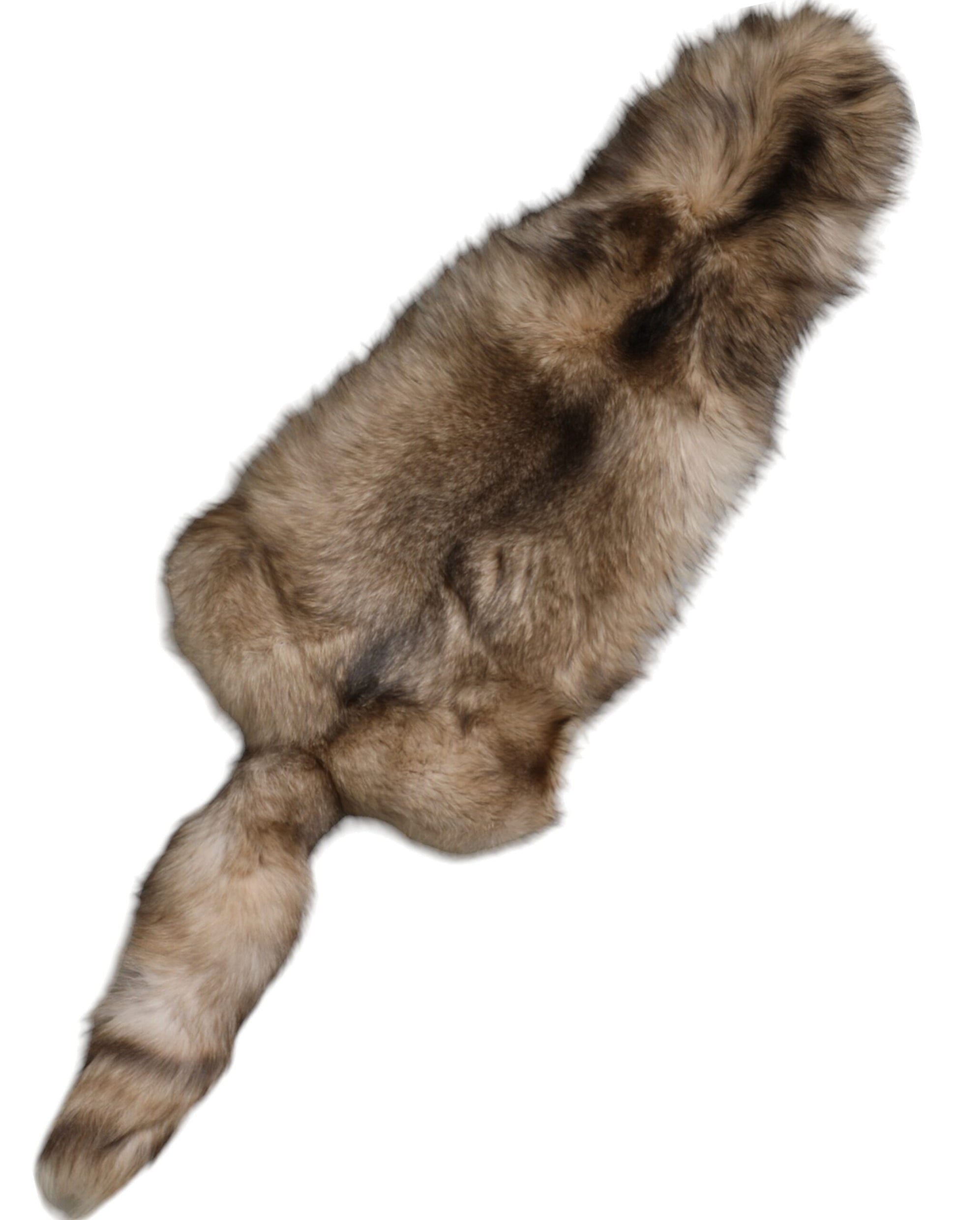 Dolce & Gabbana Brown Frost Fox Fur Neck Warmer Winter Scarf - ClickThatClicks 
