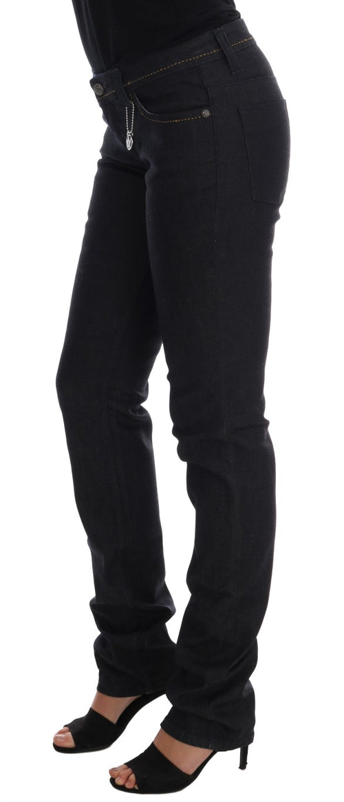 Costume National Blue Cotton Stretch Slim Fit Jeans - ClickThatClicks 