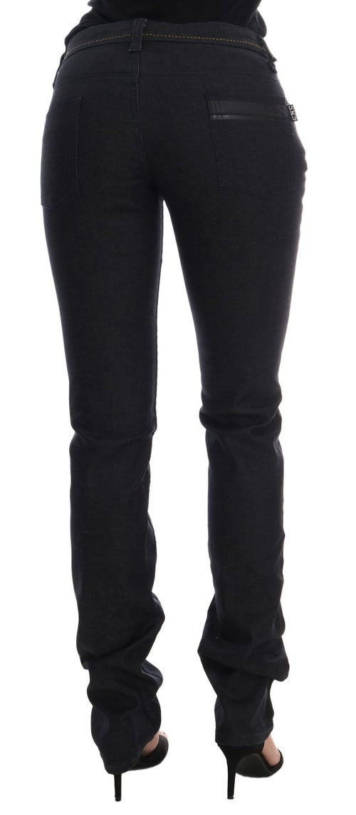 Costume National Blue Cotton Stretch Slim Fit Jeans - ClickThatClicks 